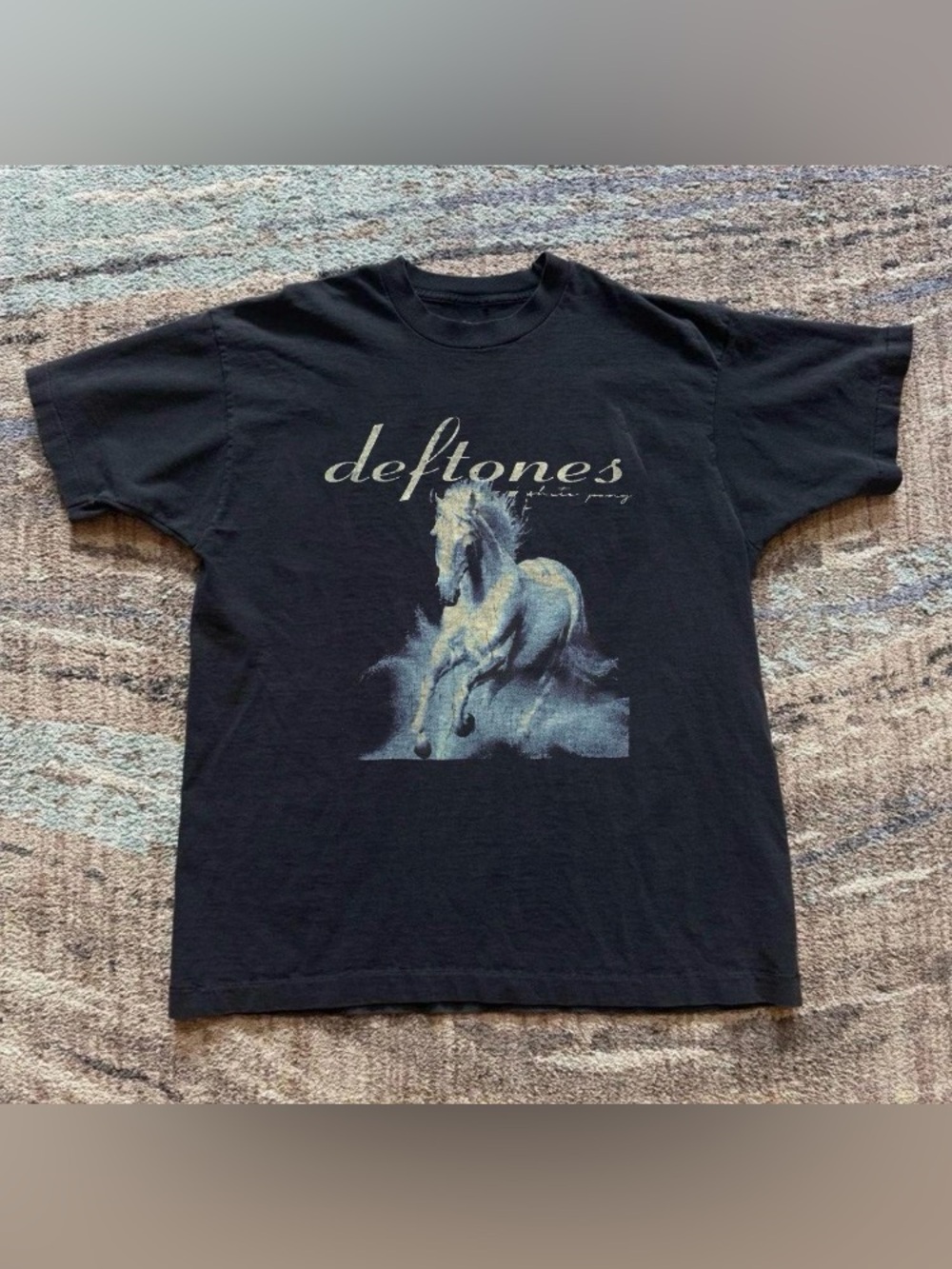 Deftones White Pony Vintage Graphic Black T-Shirt